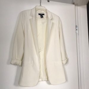 never worn h&m white blazer